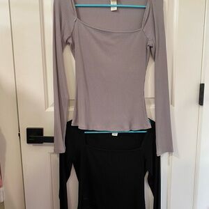 H&M Ribbed Tops (Set of 2)